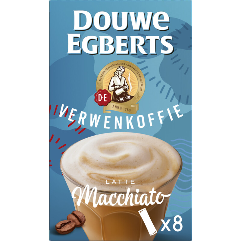 Douwe Egberts Verwenkoffie latte macchiato oploskoffie