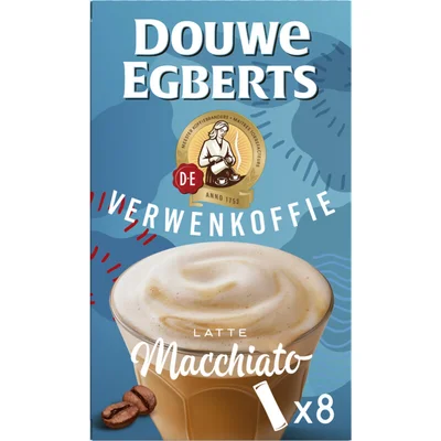 Douwe Egberts Verwenkoffie latte macchiato oploskoffie
