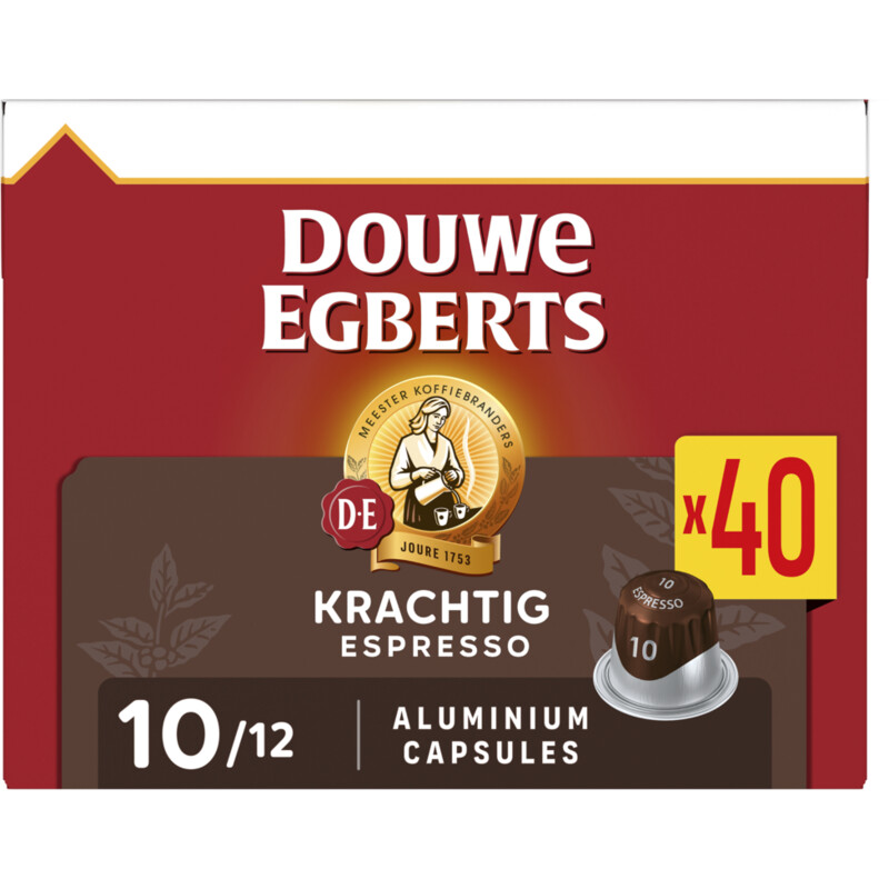 Douwe Egberts Capsules espresso 10 strong Doos 40 st