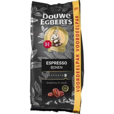 Douwe Egberts Koffiebonen espresso sterkte 9