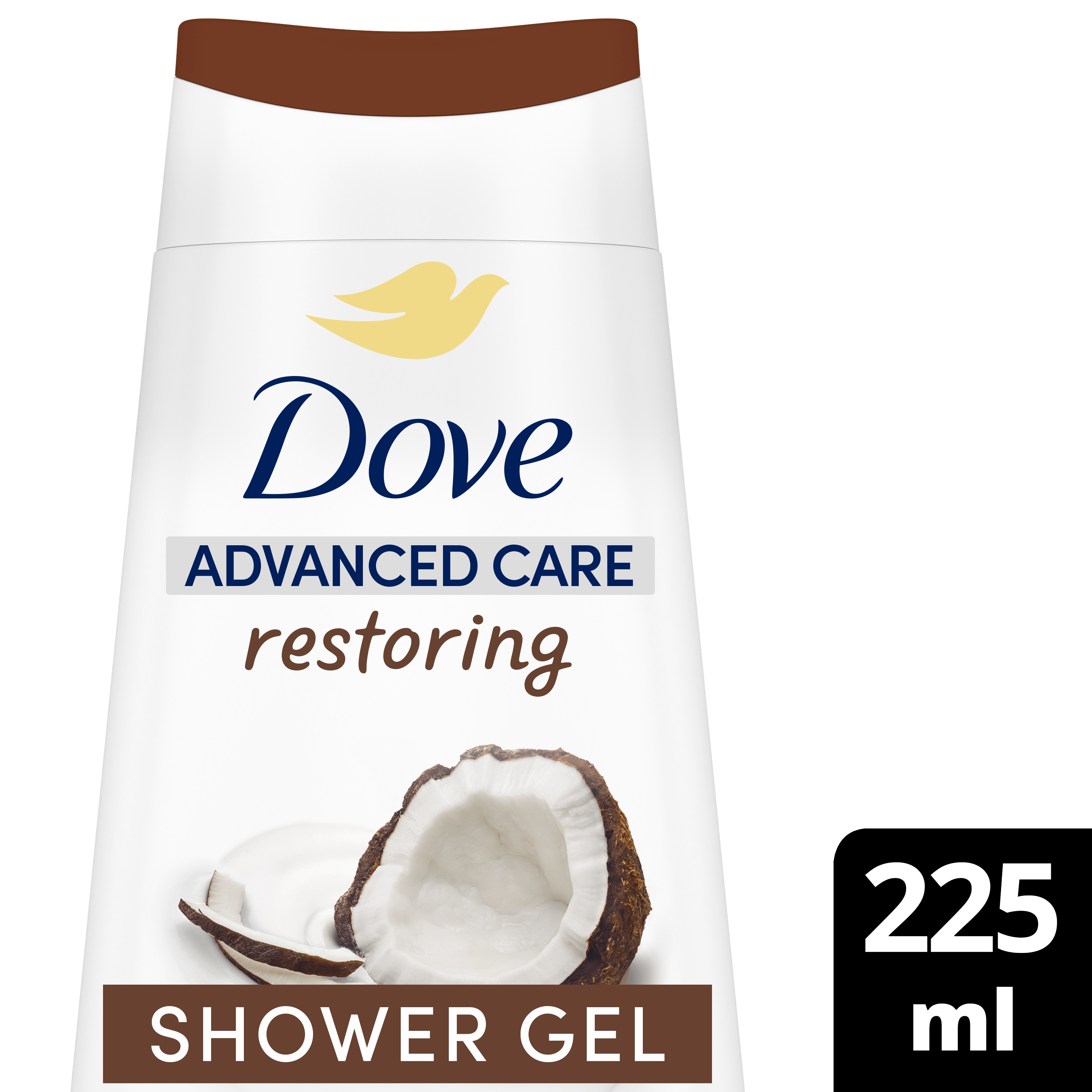 Dove Care by Nature douchegel restoring Fles 225 ml