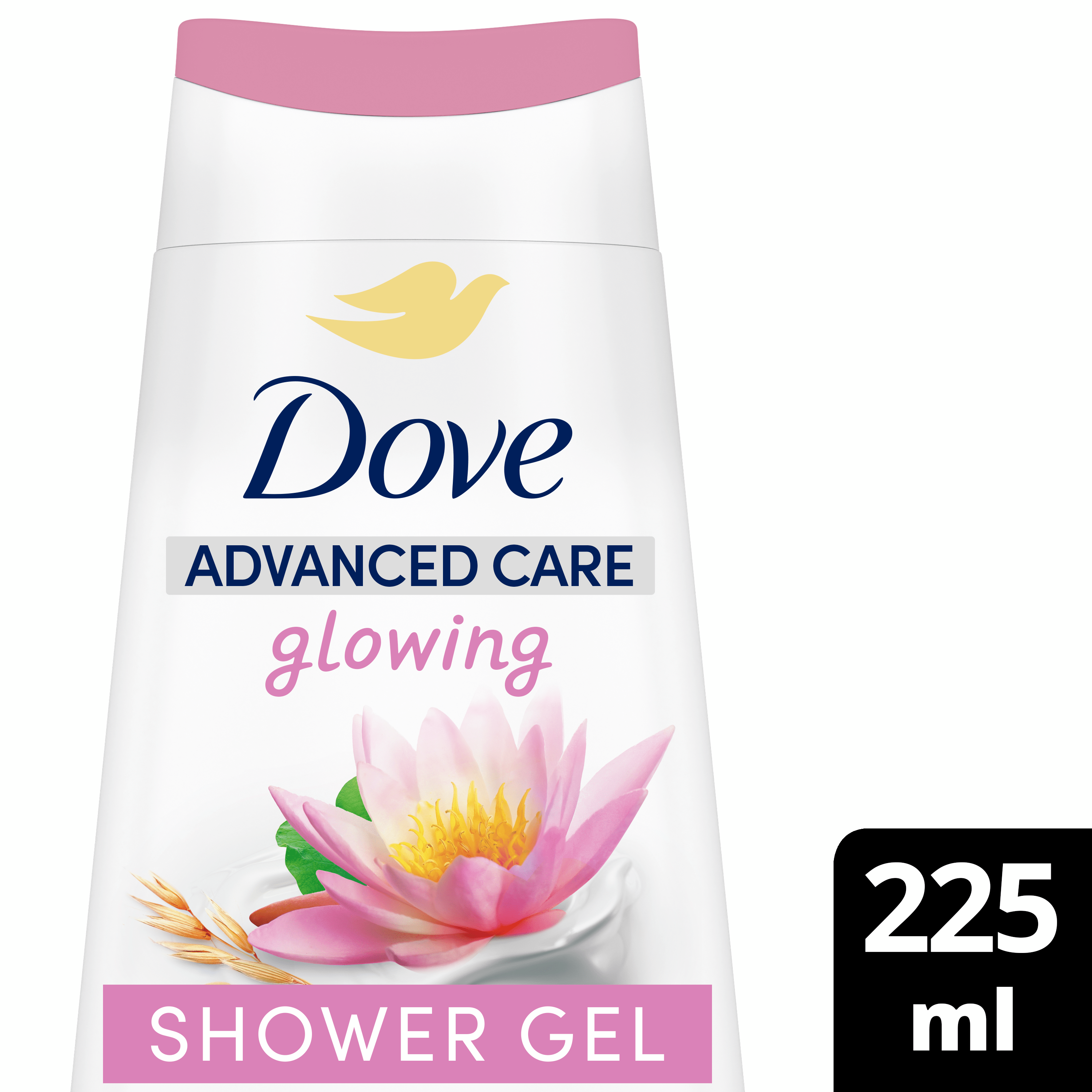 Dove Care by Nature douchegel glowing Fles 225 ml