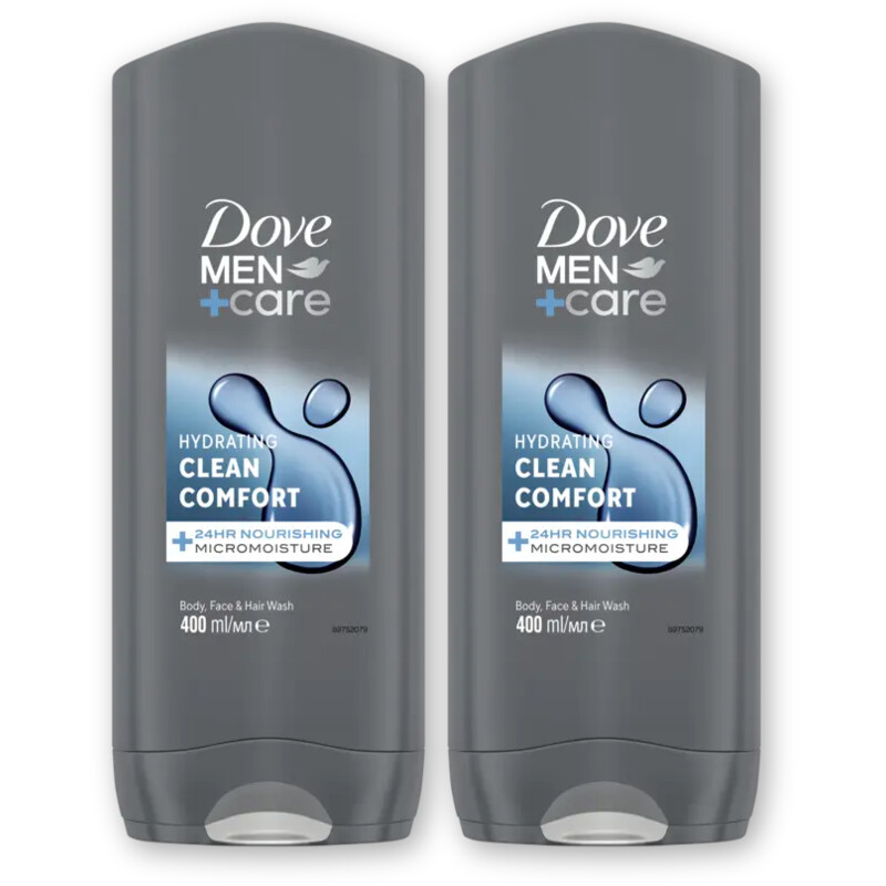 Dove Men+care clean comfort 400ML 6-pack