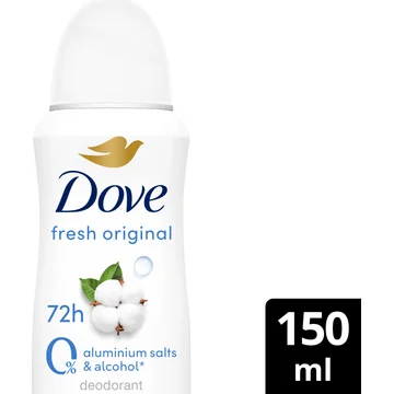 Dove Deo original 0% Spuitbus 150 ml