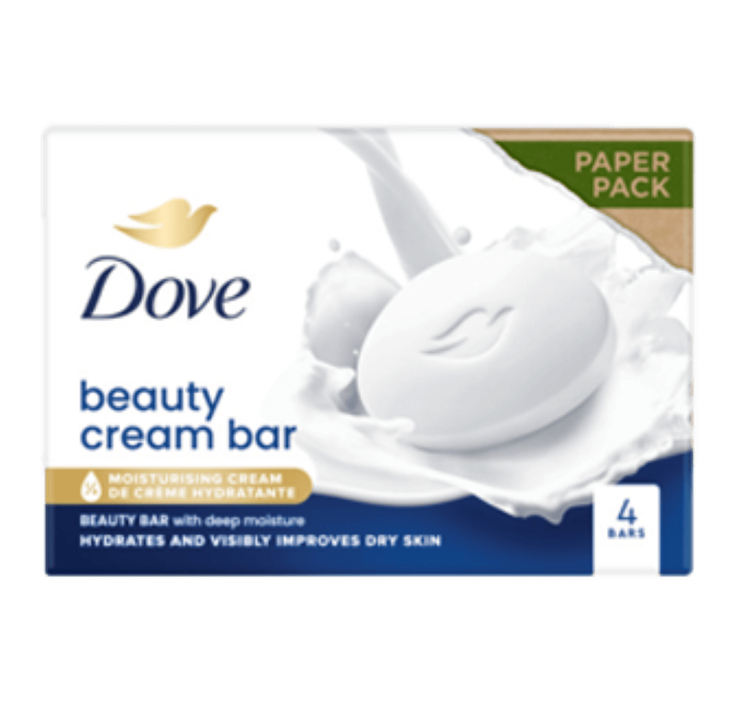 Dove Dove barsoap regular 4 pack Set 4 st