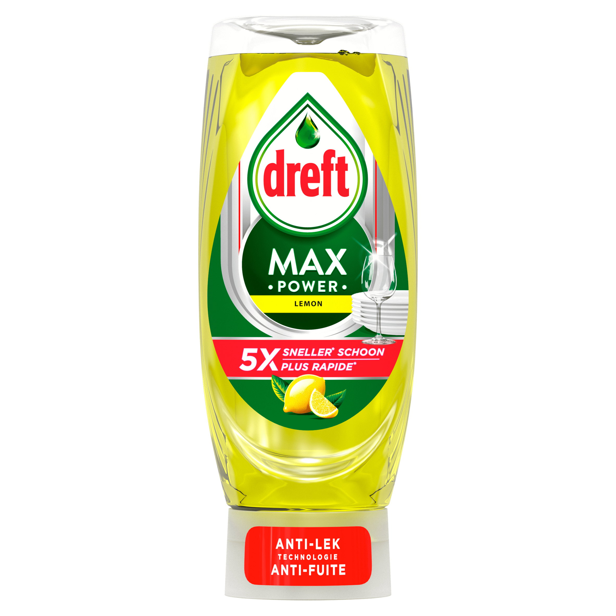 Dreft handafwas max power lemon Fles 450 ml