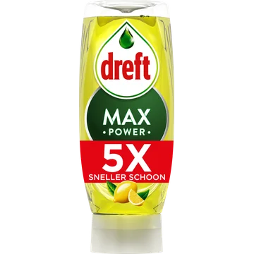 Dreft MaxPower Lemon Vloeibaar Afwasmiddel 450ml