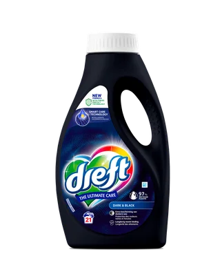 Dreft vloeibaar wasmiddel dark &amp; black 21sc Fles 945 ml