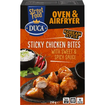 Duca Sticky Chicken Bites met Sweet Chilisaus 250 g