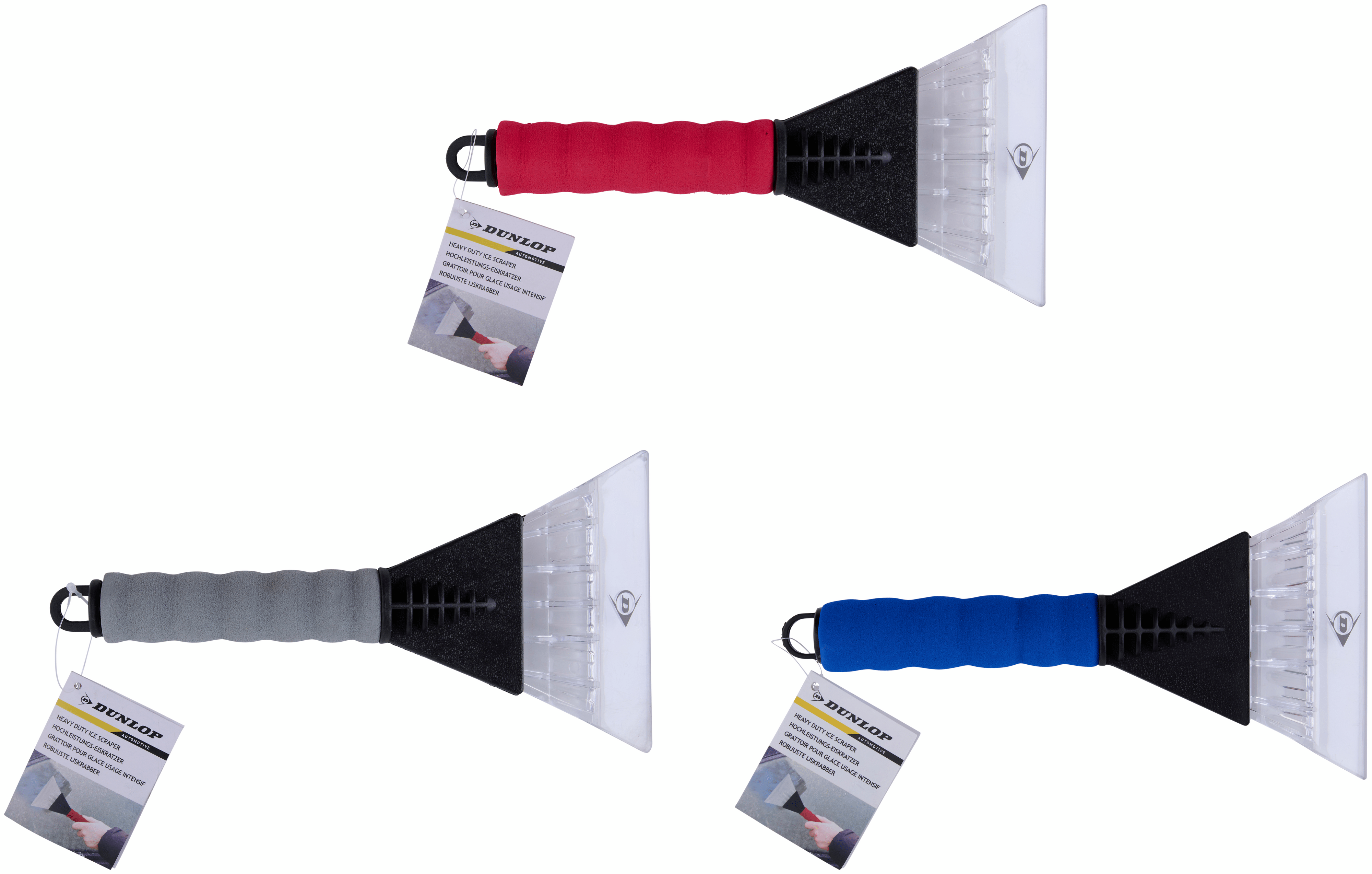 Dunlop Ijskrabber soft grip 13,5x25cm Kaart 1 st