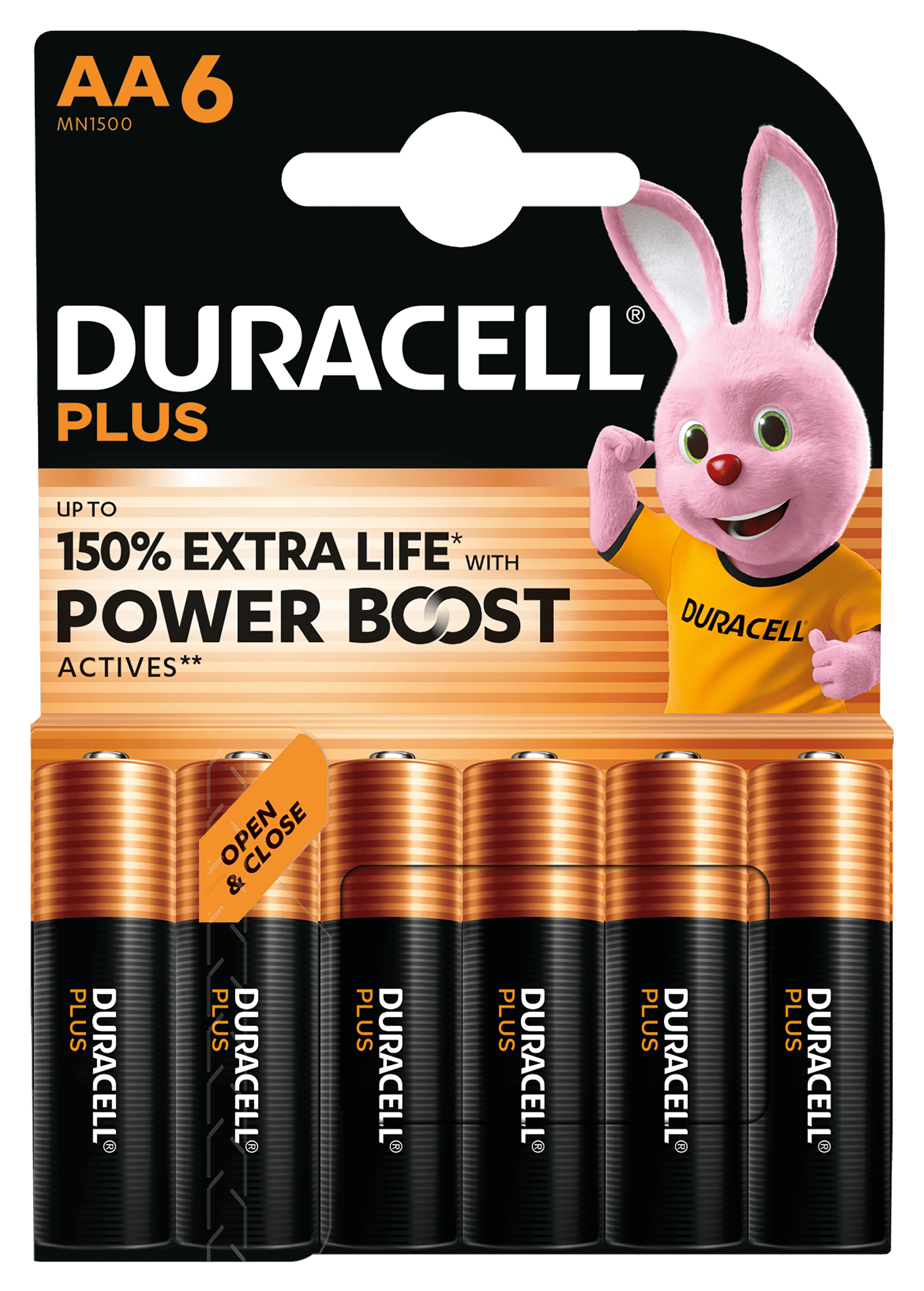 Duracell Plus AA 6 Stuks