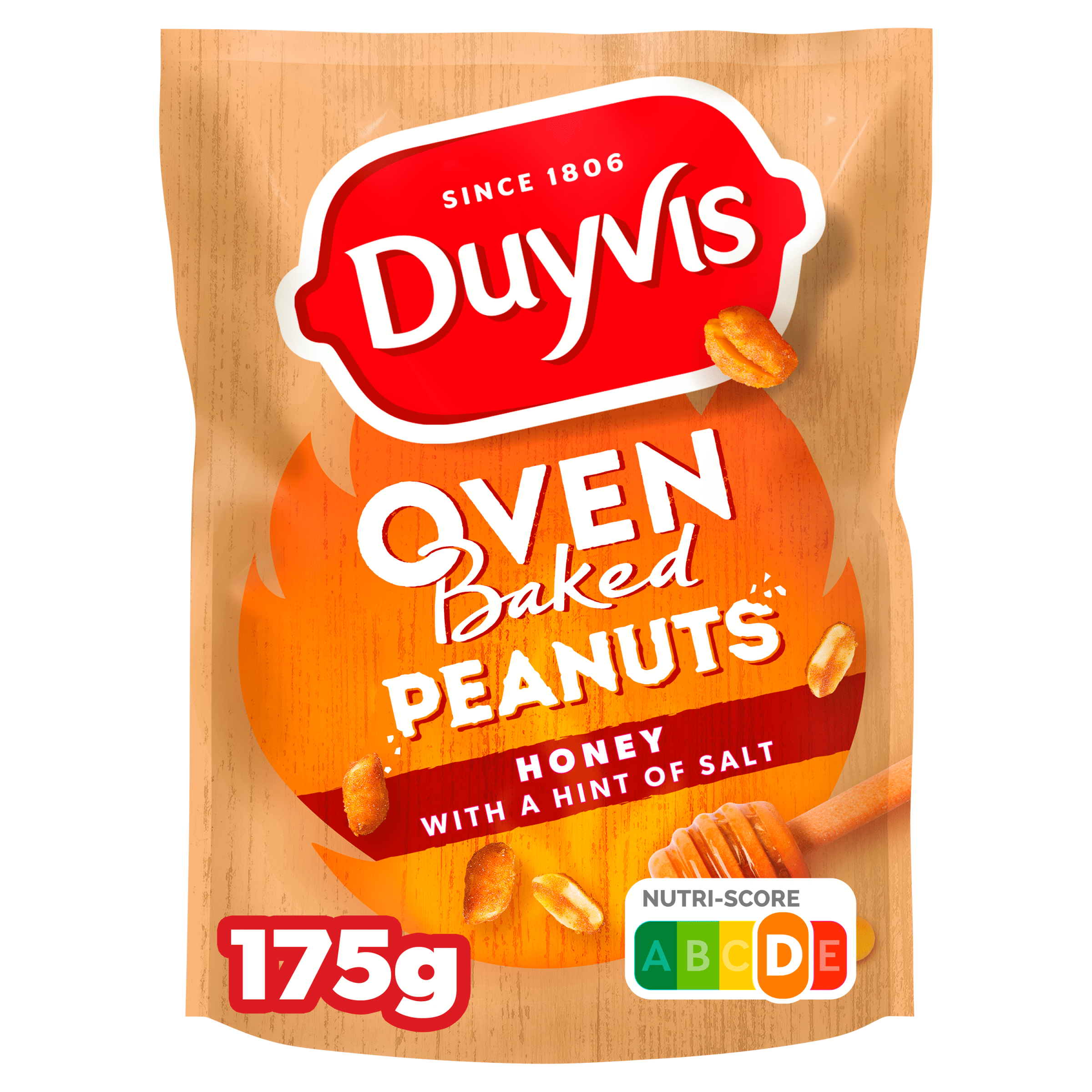 Duyvis Oven Baked Pinda's Honing 175 g