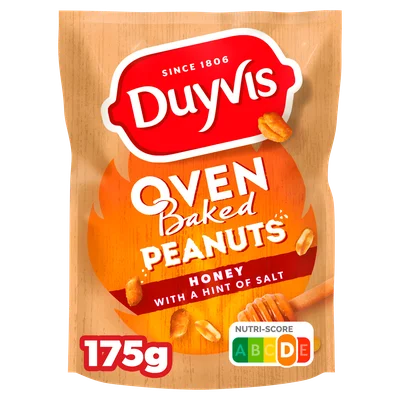 Duyvis Oven Baked Pinda's Honing 175 g