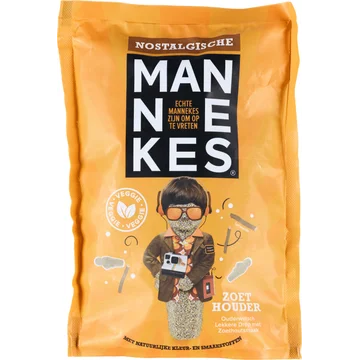 Mannekes Nostalgische Ouderwetsch Lekkere Drop met Zoethoutsmaak 225 g