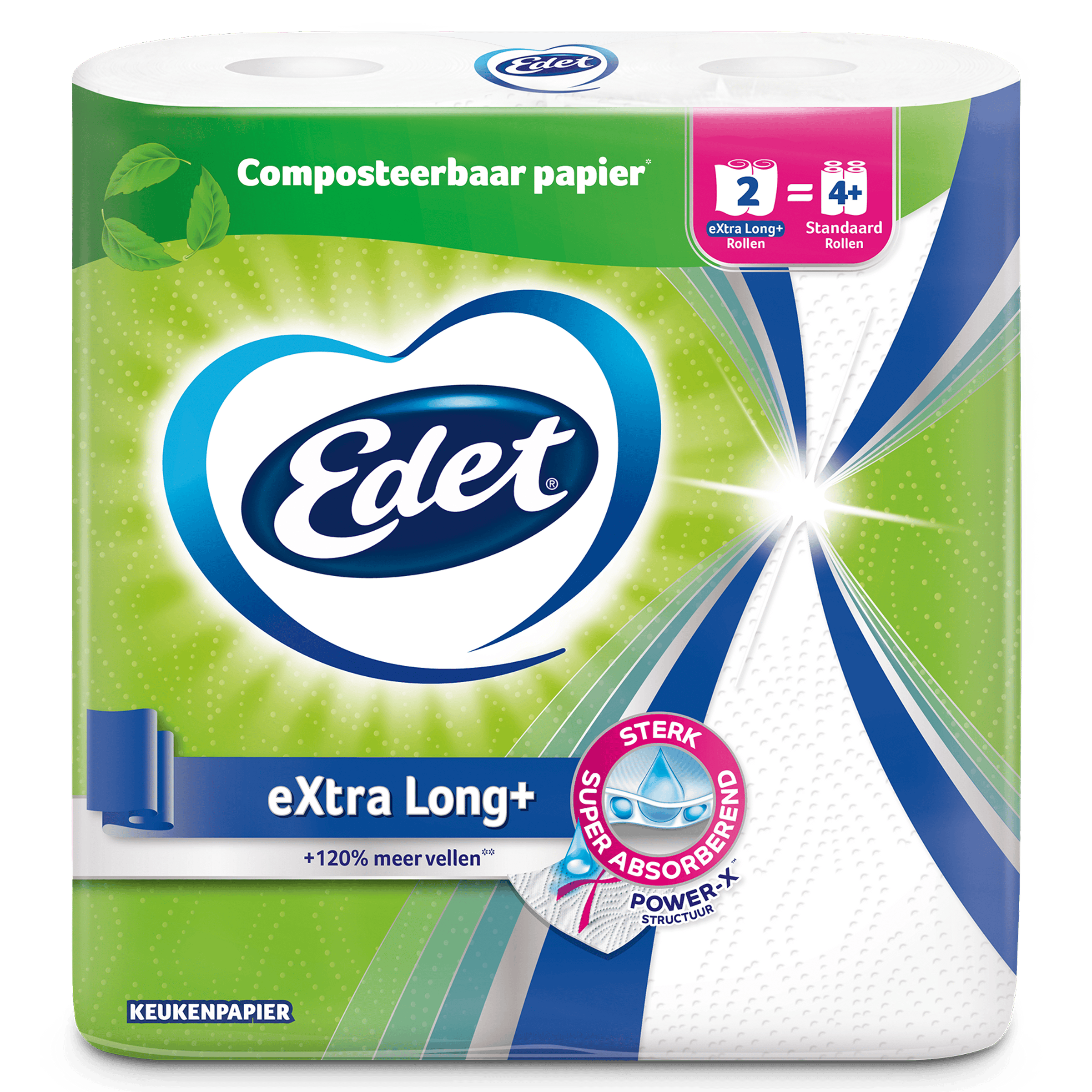 Edet Keukenpapier Extra Long+ Compost Zak 2 st