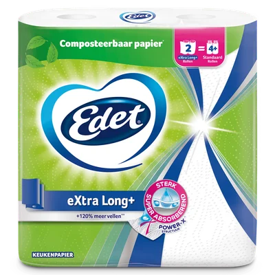 Edet Keukenpapier Extra Long+ Compost Zak 2 st