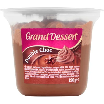Ehrmann Grand dessert choc noir Kuipje 190 g