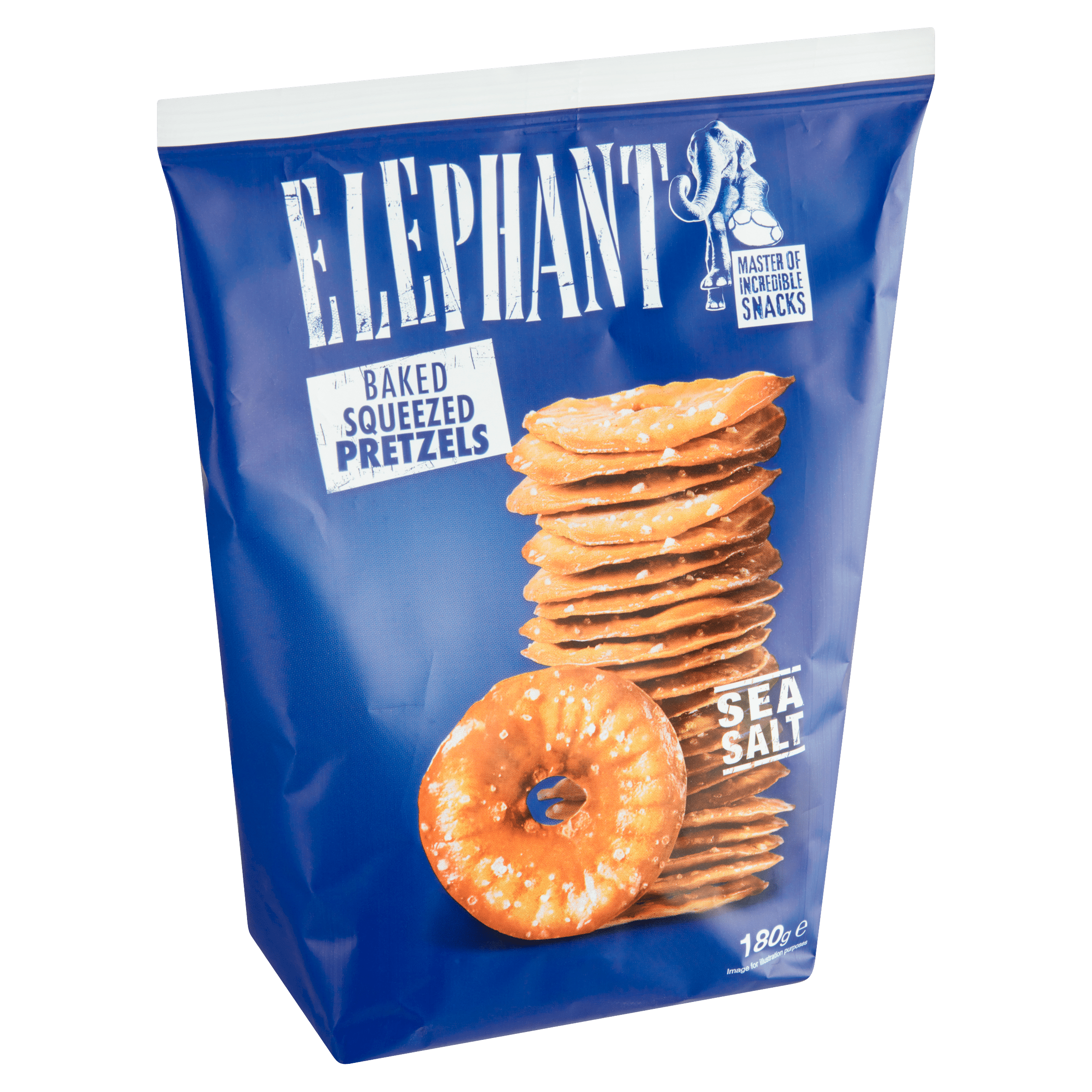 Elephant Pretzel Sea Salt Stazak 180 g