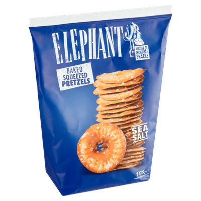 Elephant Pretzel Sea Salt Stazak 180 g