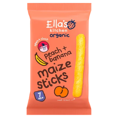 Ella's Kitchen 7+ Maize sticks Carrot Sweetcorn Pak 16 g