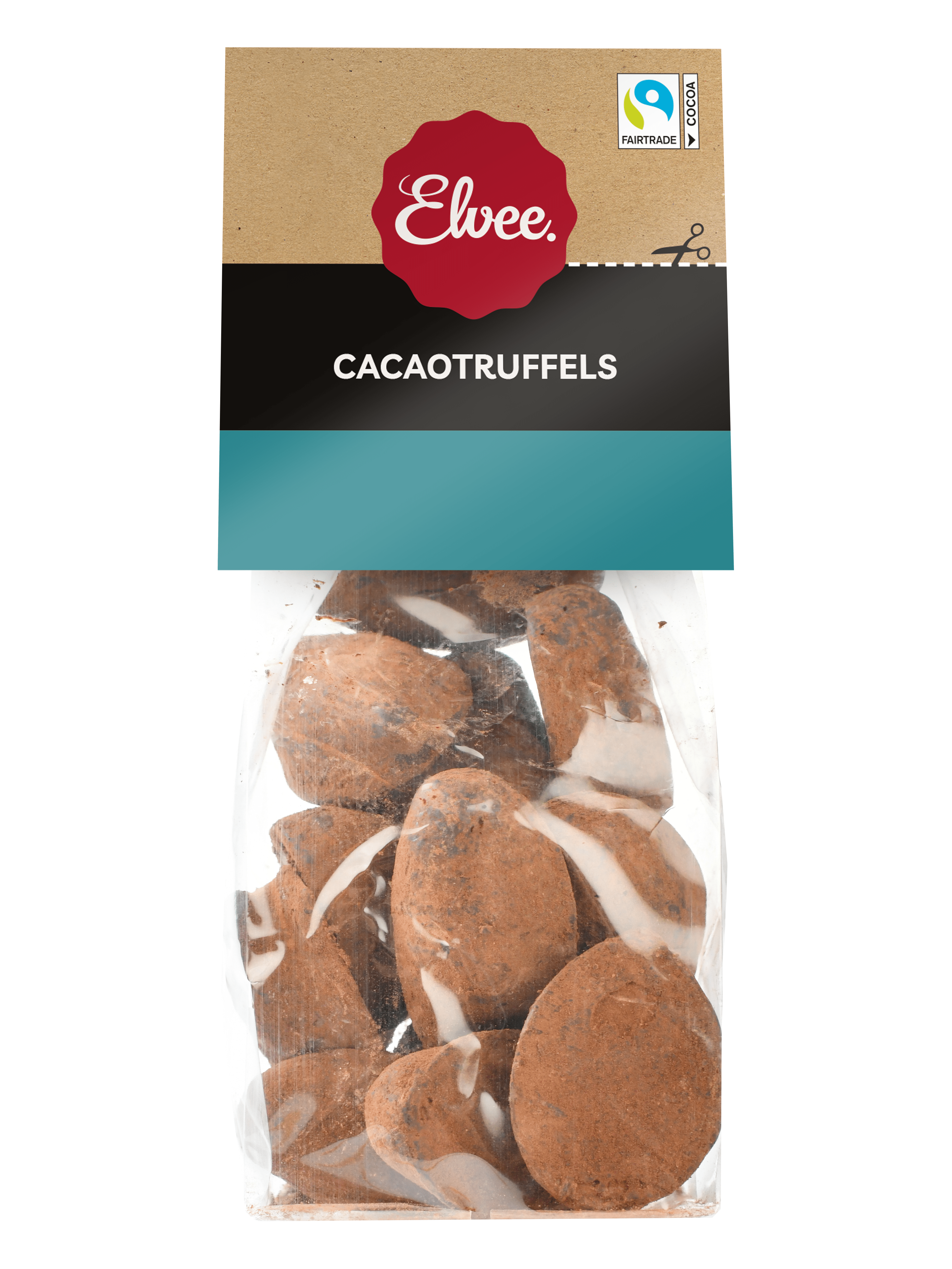 Elvee Roomtruffels cacao Zak 160 g