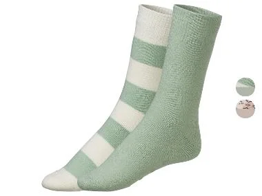 esmara® 2 paar dames thermosokken