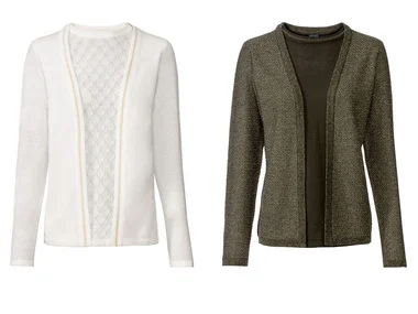 esmara® Gebreid vest voor dames, met ronde hals