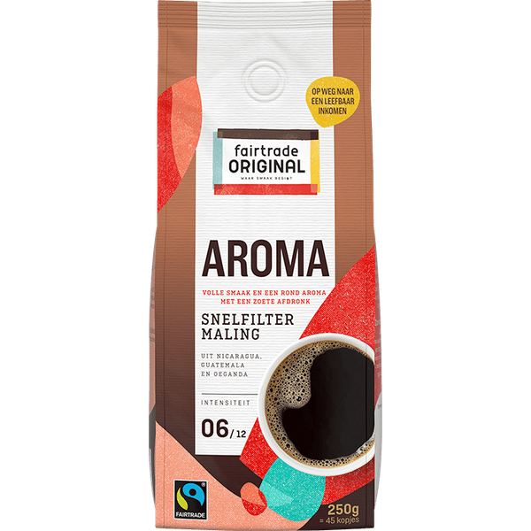 Fairtrade Original Snelfilterkoffie Aroma Zak 250 g