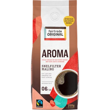Fairtrade Original Aroma Snelfilter Maling 250 g