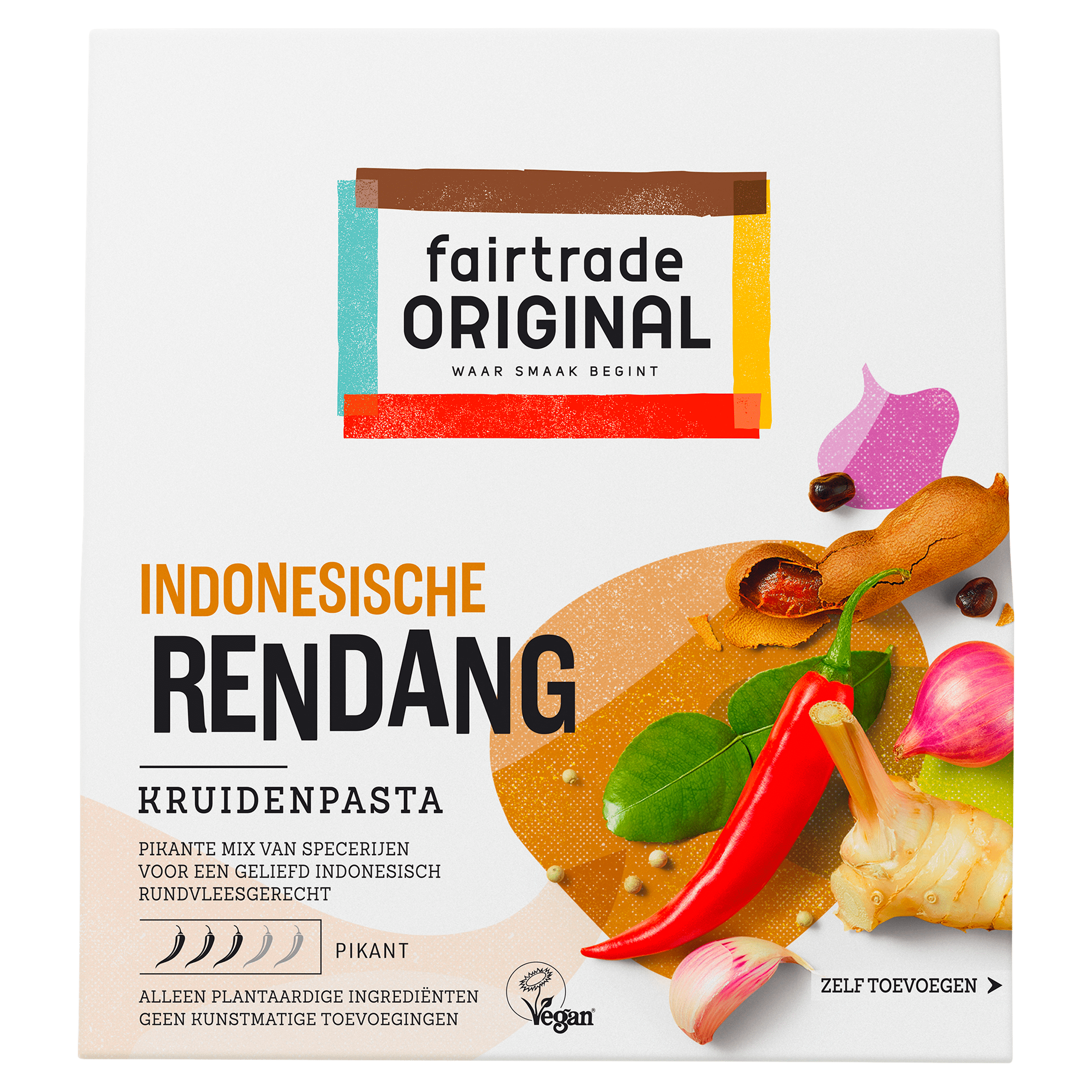 Fairtrade Original Kruidenpasta Rendang Doos 75 g