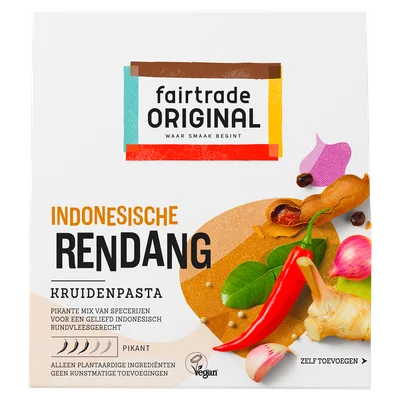 Fairtrade Original Kruidenpasta Rendang Doos 75 g