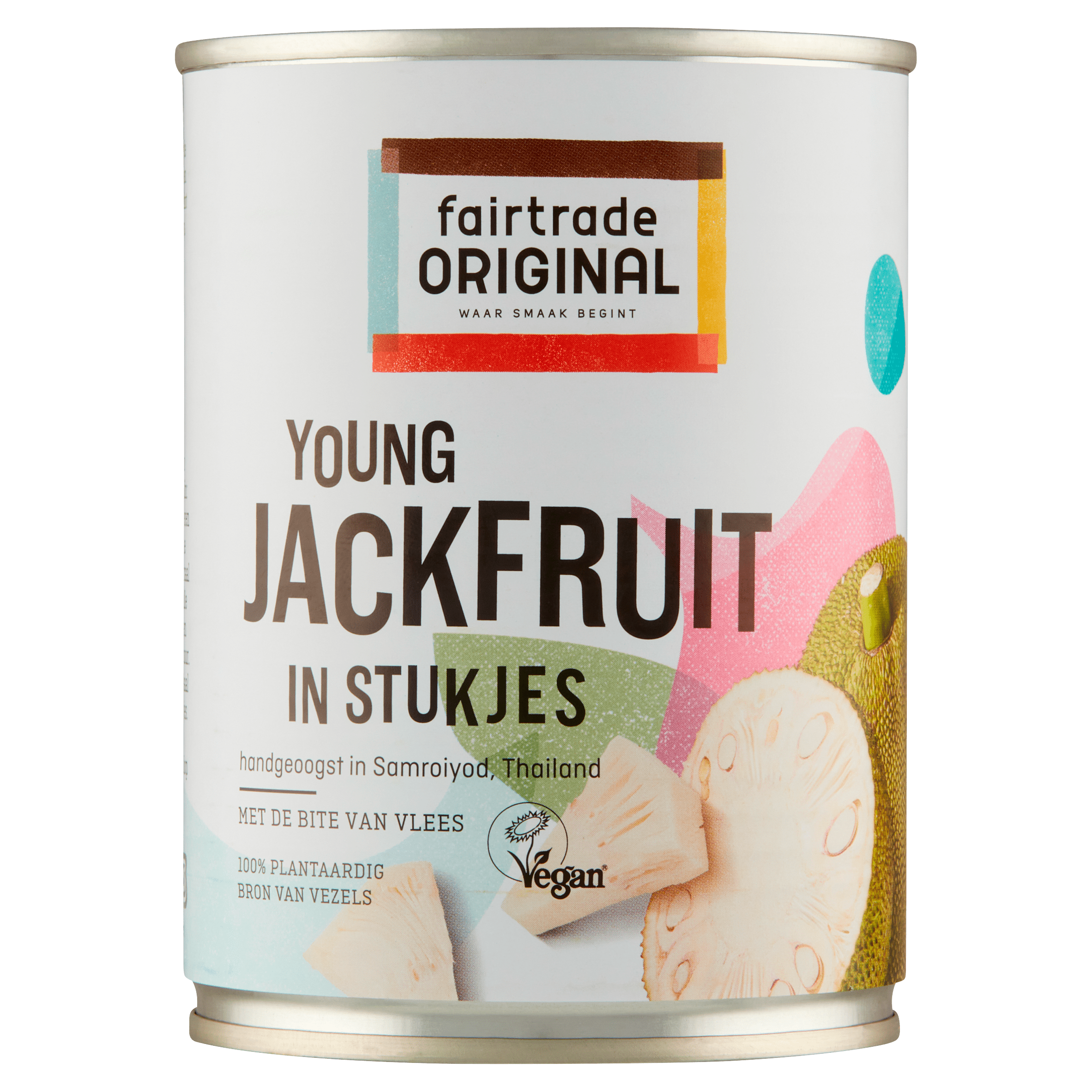 Fairtrade Original Jack fruit in stukjes Blik 550 g