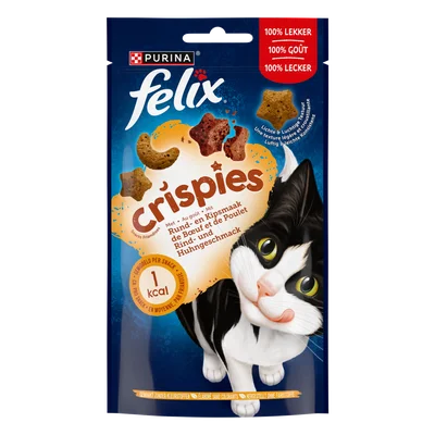 Felix Kattensnacks crispies crispies rund en kip