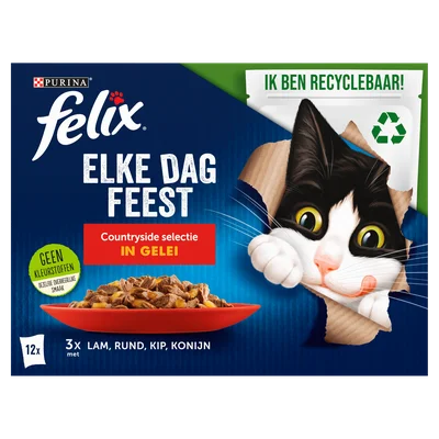 Felix Elke dag feest country Doos 12 st