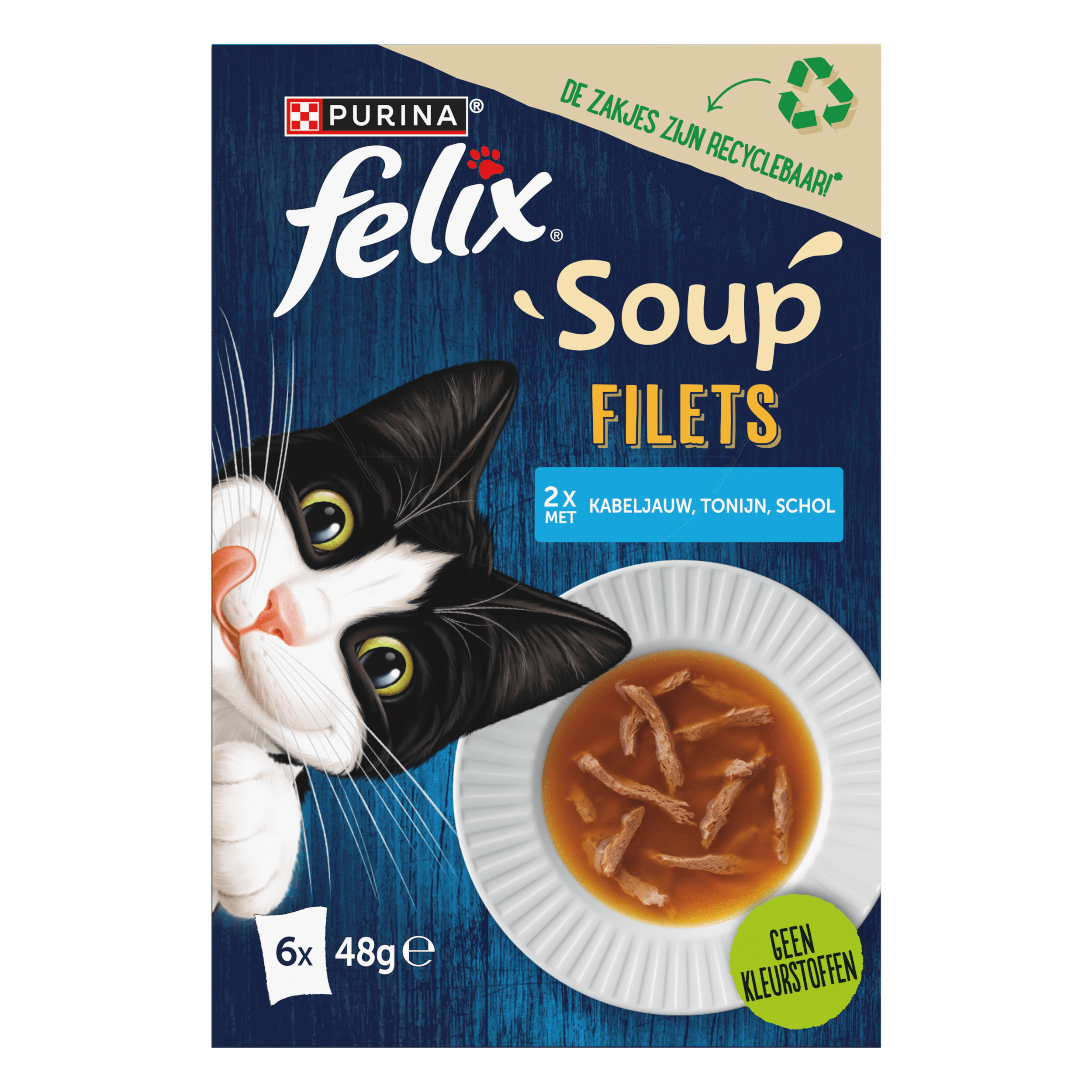 Felix Soup Time tender strips vis Doos 6 st