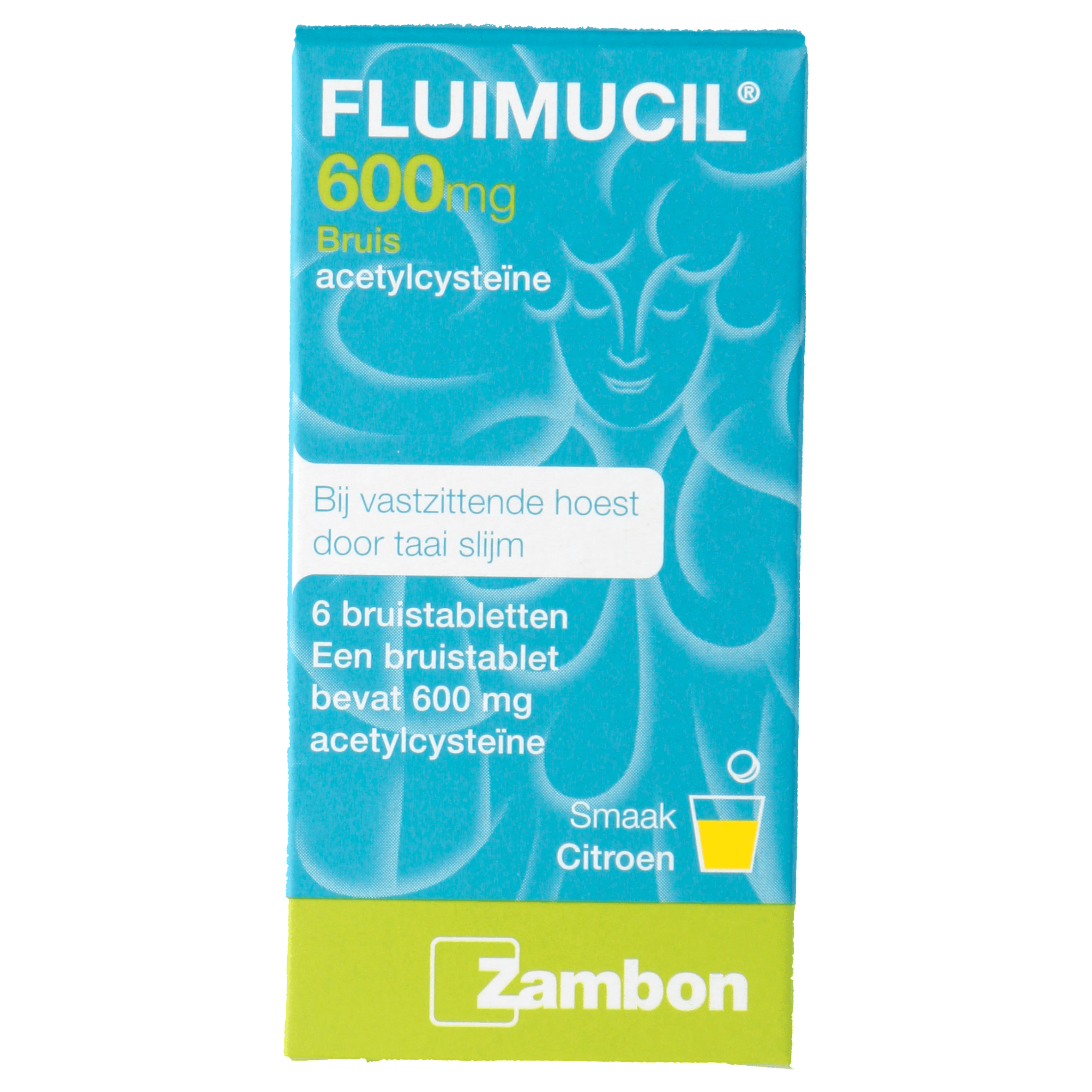 Fluimucil Hoest Bruistablet Doos 6 st