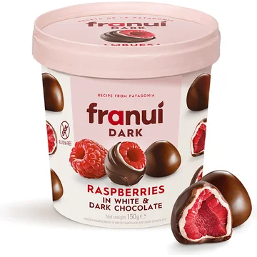 Franui Frambozen in Witte & Pure Chocolade Vriesvers 150 g