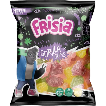 Frisia Gorilla Gums Sour 180 g