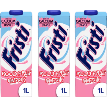 Fristi Rood Fruit 3 x 1L