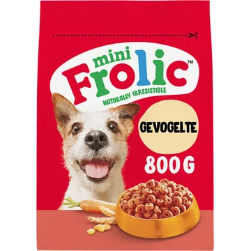 Frolic Hondenbrokken Mini - Gevogelte, Worteltjes & Granen - Hondenvoer - 800g