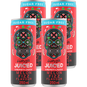 Fuerza Juiced Melon Mania Flavour 4 x 250 ml