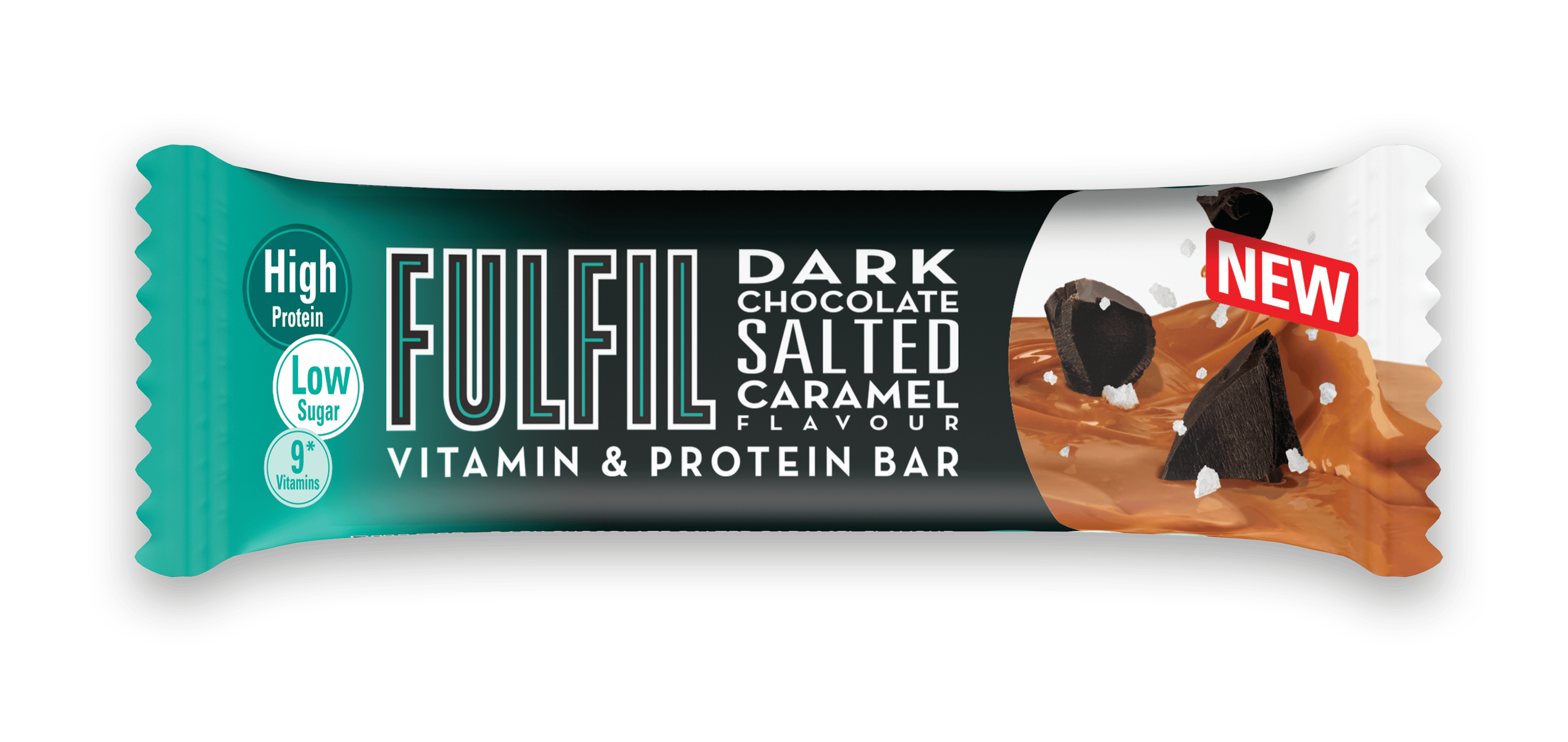 Fulfil Fulfil Dark Salted Caramel Wikkel 55 g