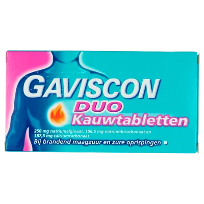 Gaviscon Maag tabletten Duo Doos 24 st