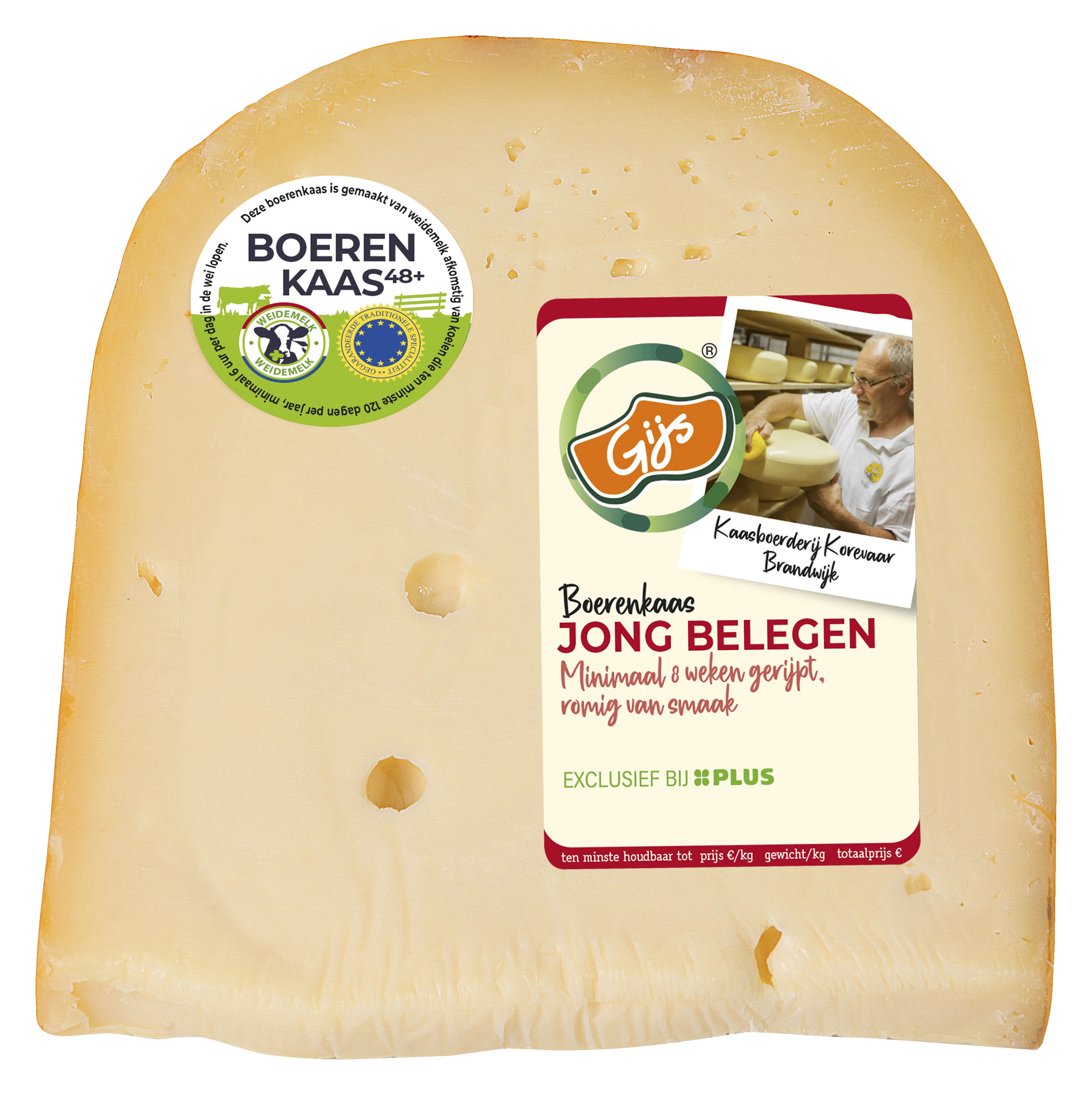 GIJS Boerenkaas jong belegen 48+ stuk