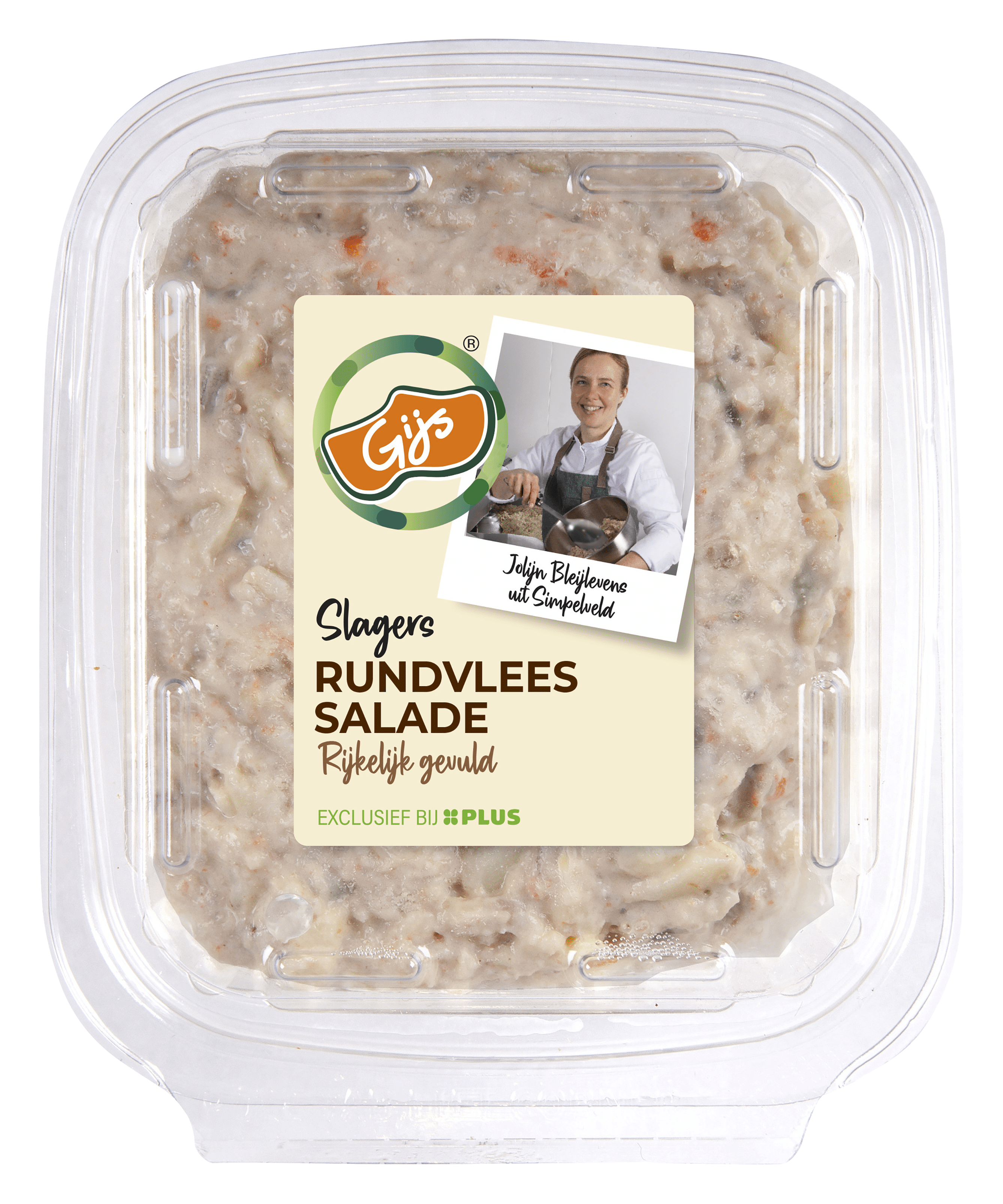 GIJS Boeren rundvleessalade Bakje met deksel 400 g