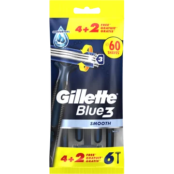 Gillette Blue 3 Smooth Wegwerpmesjes x6