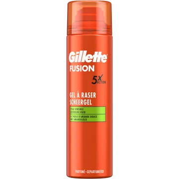Gillette Fusion Scheergel Sensitive, 200ml