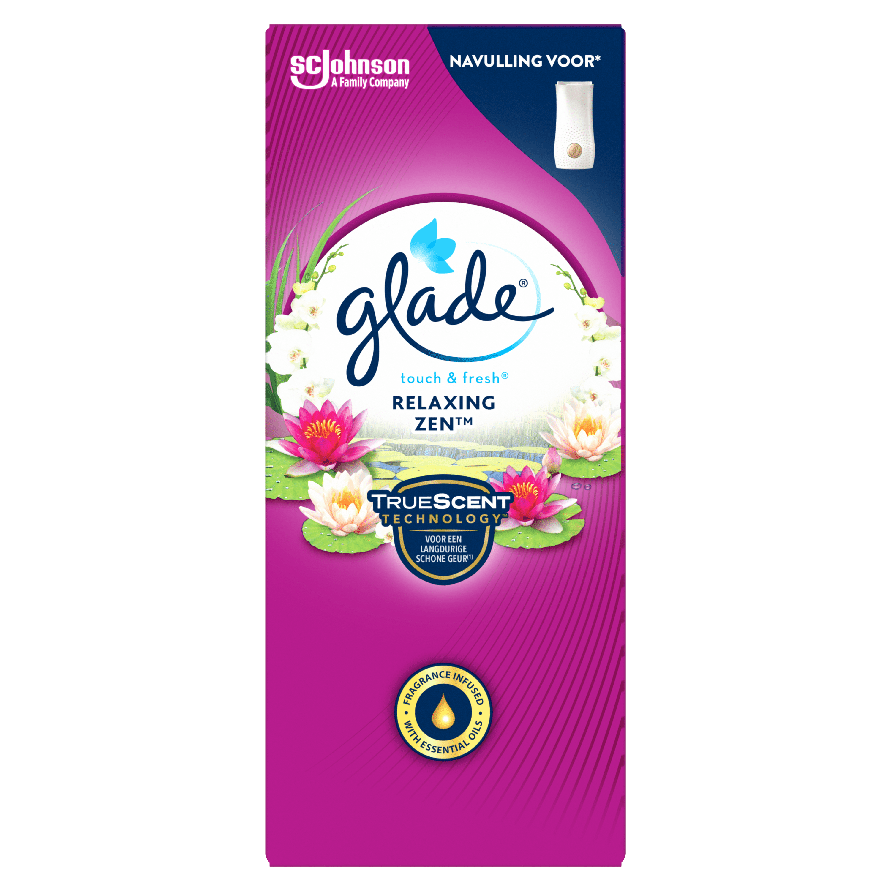Glade by Brise Touch &amp; Fresh navul relaxing zen Doos 1 st