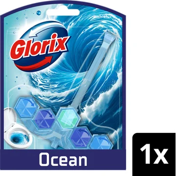 Glorix Actief Blauw Water Toiletblok Ocean 1 stuk