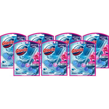 Glorix Blauw Water Magnolia WC Blok 7 x 48 g